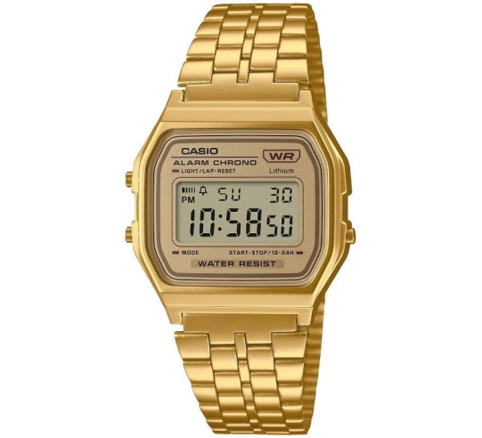 Reloj digital casio vintage iconic a158wetg-9aef - 37mm - dorado