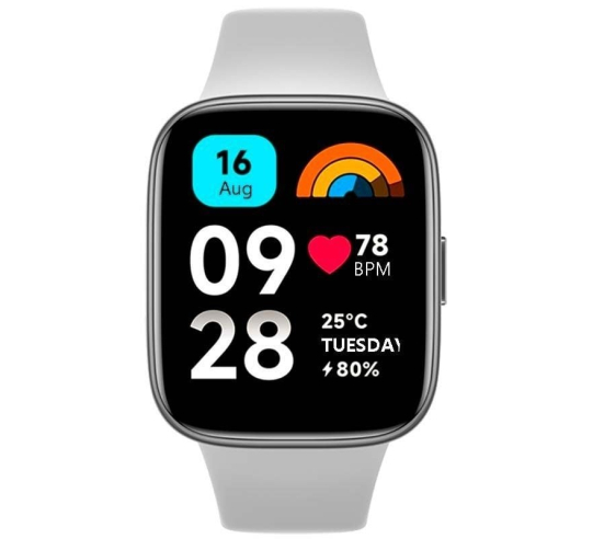 Smartwatch xiaomi redmi watch 3 active - notificaciones - frecuencia cardíaca - gris