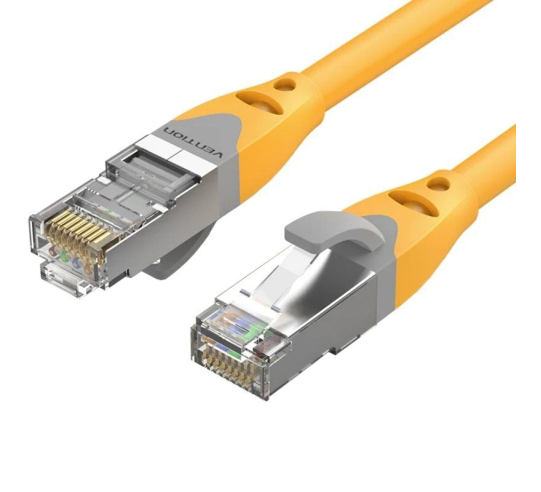 Cable de red rj45 sftp vention ibhyf cat.6a - 1m - naranja