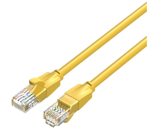 Cable de red rj45 utp vention ibeyf cat.6 - 1m - amarillo