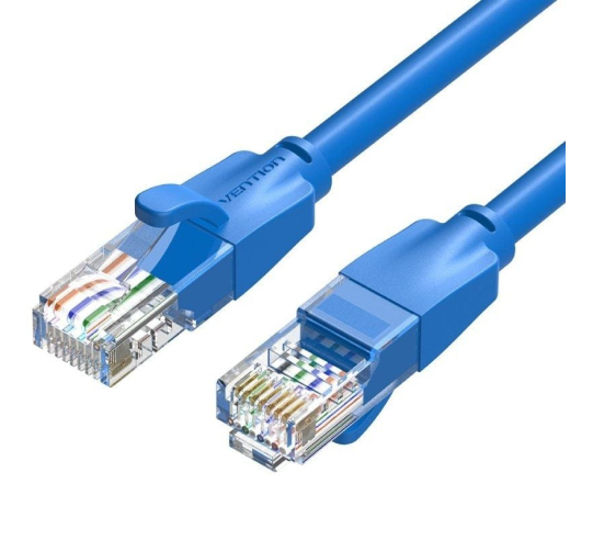 Cable de red rj45 utp vention ibeli cat.6 - 3m - azul