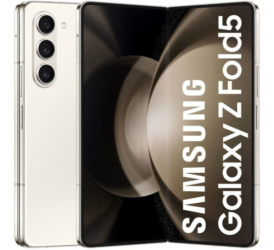 Smartphone samsung galaxy z fold5 12gb - 512gb - 7.6' - 5g - crema