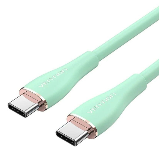 Cable usb 2.0 tipo-c vention tawgg - usb tipo-c macho - usb tipo-c macho - 1.5m - verde