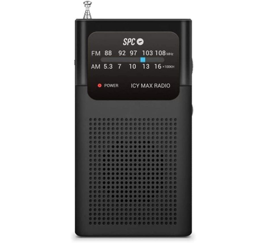 Radio portátil spc icy max - negra