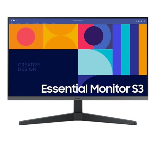 Monitor profesional samsung essential monitor s3 s24c330gau - 24' - full hd - negro