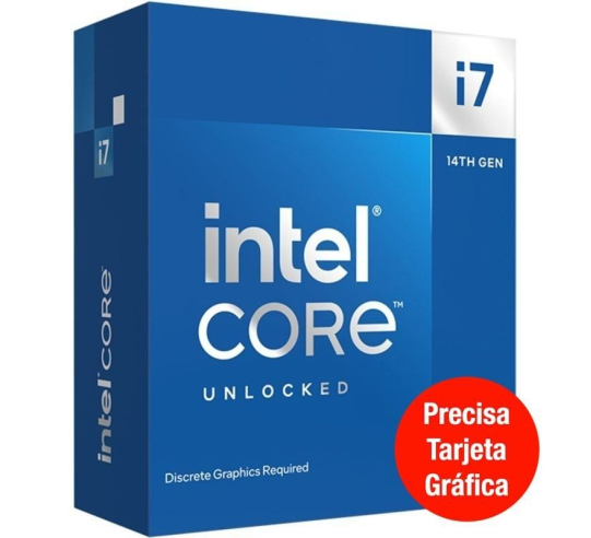 Procesador intel core i7-14700kf 3.40ghz socket 1700