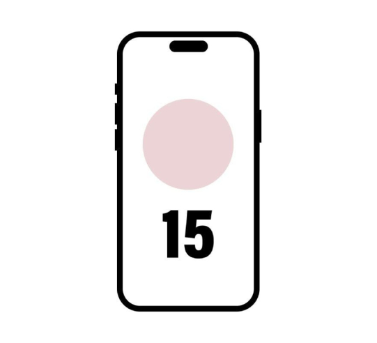 Smartphone apple iphone 15 128gb - 6.1' - 5g - rosa