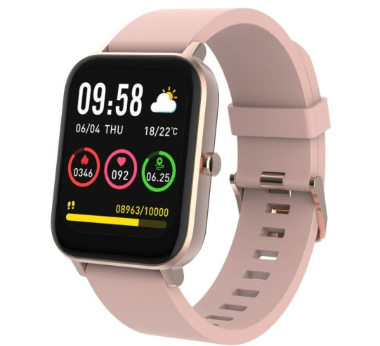 Smartwatch forever forevigo 3 sw-320 - notificaciones - frecuencia cardíaca - rosa oro