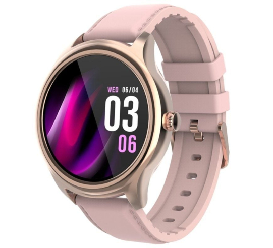 Smartwatch forever forevive 3 sb-340 - notificaciones - frecuencia cardíaca - oro rosa
