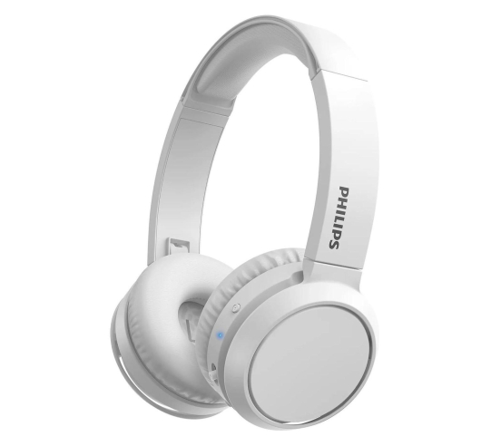 Auriculares Inalámbricos Bluetooth Philips TAH4205RD. On Ear. Bass Boost. 29 Horas de autonomía. Plegable. Color Blanco