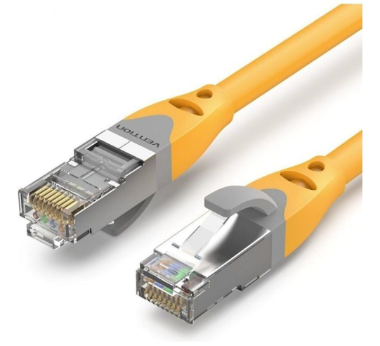 Cable de red rj45 sftp vention ibhyn cat.6a - 15m - amarillo