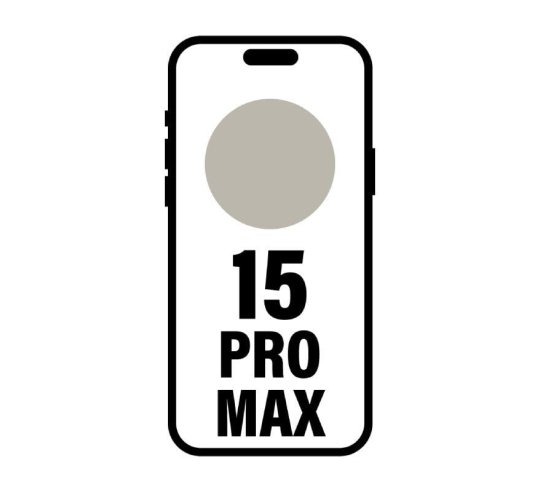 Smartphone apple iphone 15 pro max 1tb - 6.7' - 5g - titanio natural
