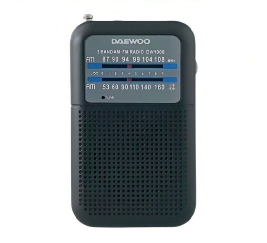 Radio portátil daewoo dw1008 - negra