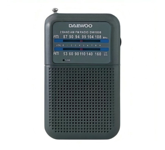 Radio portátil daewoo dw1008 - gris