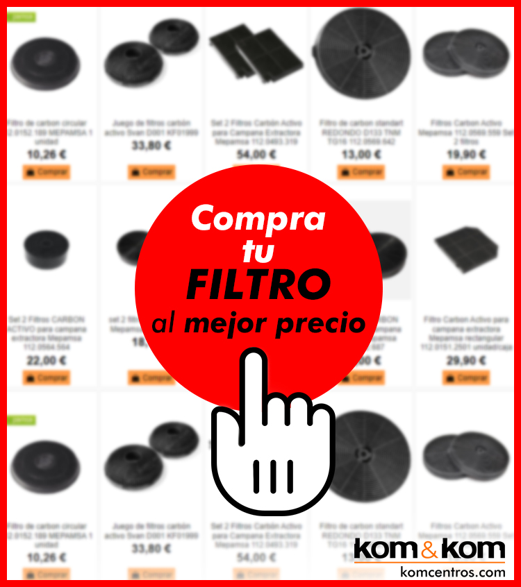 Filtro para campana extractora - MEPAMSA 1120569559