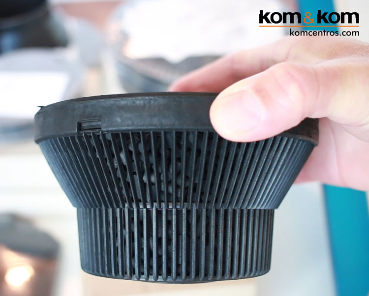 botón interior lavar Cómo cambiar los filtros de carbón activo de las campanas Mepamsa - Kom&Kom