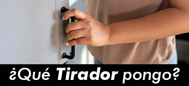 ¿Qué tiradores pongo en la cocina?